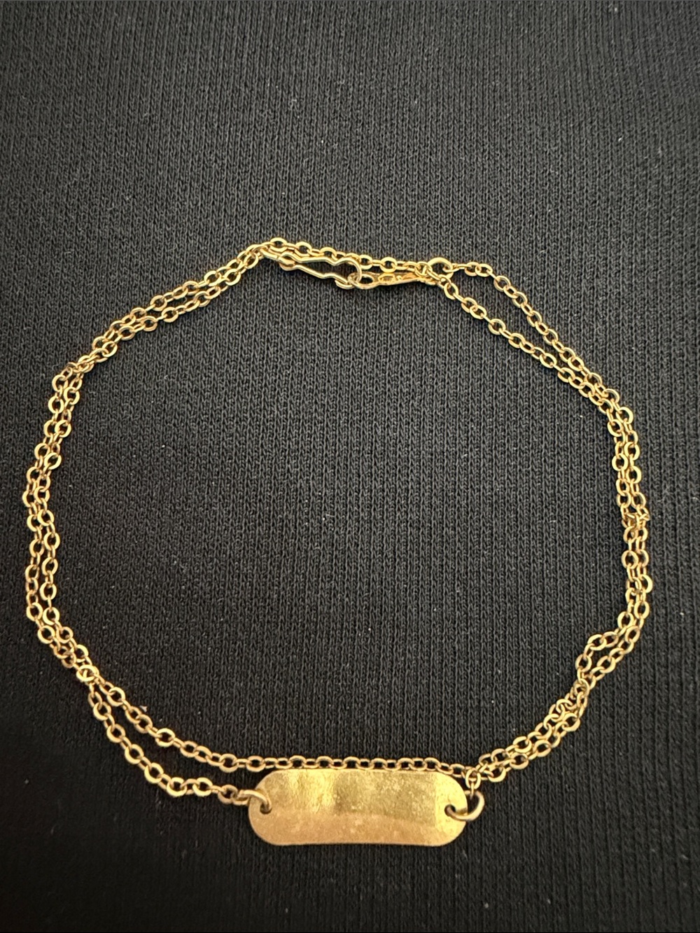 Vintage 14K gold filled double wrap bracelet, signed Coro